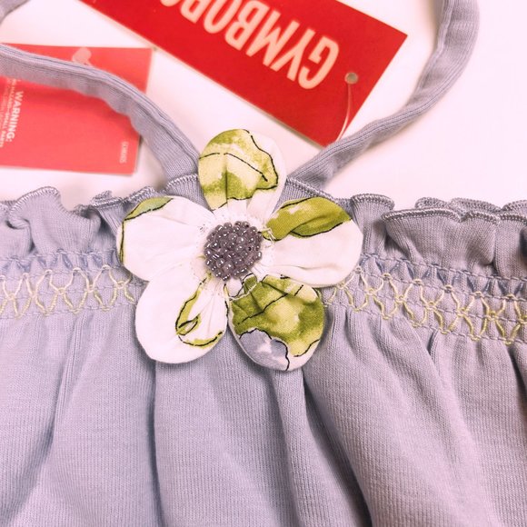 NWT Gymboree White Floral Bermuda Short & Lavender Corsage Halter Top Size 6 - Picture 8 of 9